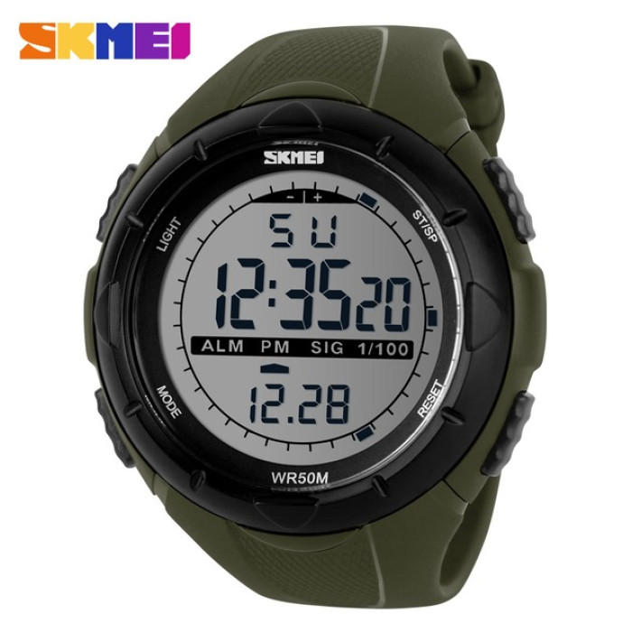 Годинник наручний  Skmei 1025AG Army Green