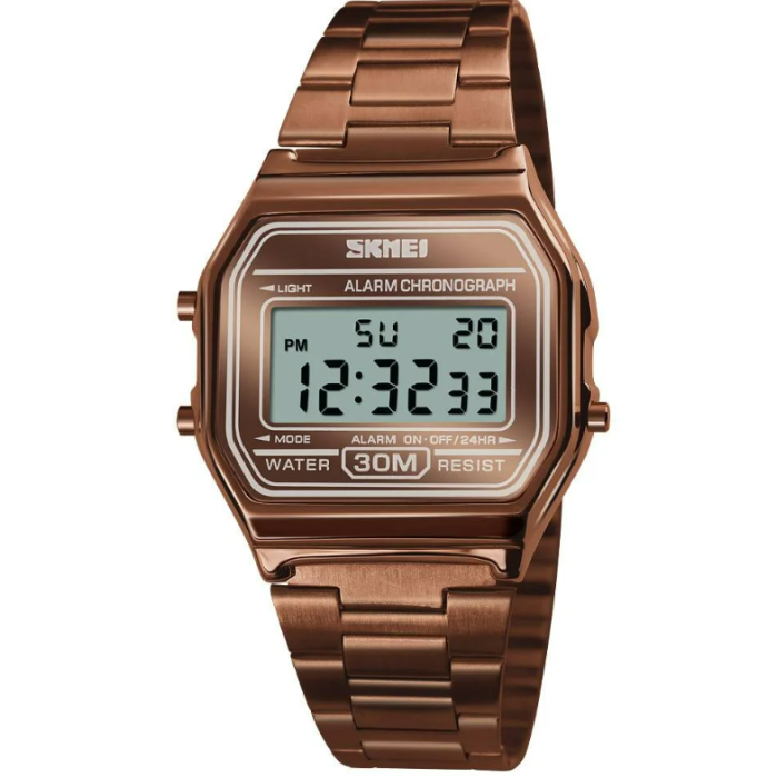 Часы наручные Skmei 1123CG Coffee Gold         
