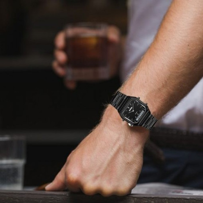 Годинник наручний Skmei 1220BK Black   