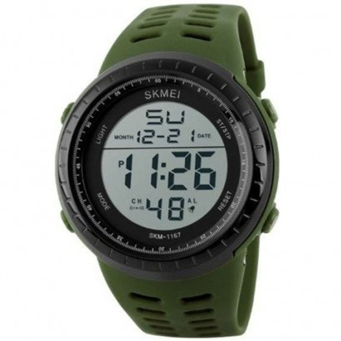 Годинник наручний Skmei 1167AG Army Green