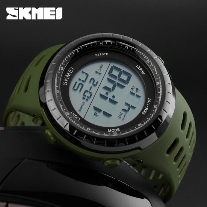 Годинник наручний Skmei 1167AG Army Green