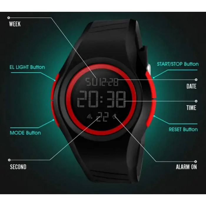 Часы наручные Skmei 1269RD Red