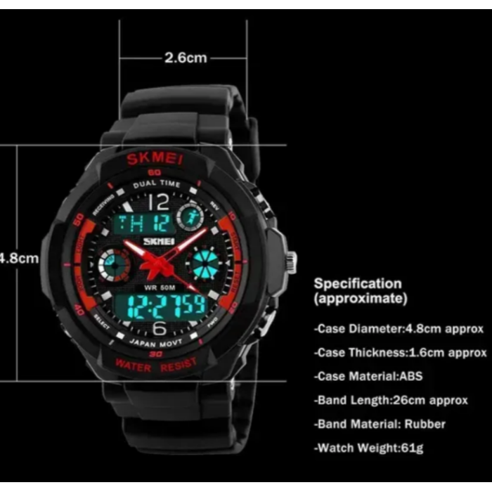 Часы наручные Skmei 0931RD Red