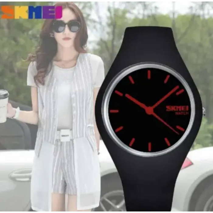 Часы наручные Skmei 9068BKRD Black (Red pointer)
