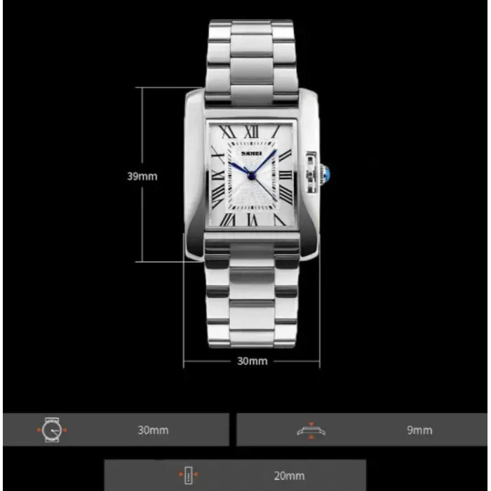Часы наручные Skmei 1284SI Silver