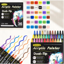  Двусторонние акриловые маркеры Acrylic Painter CH-1011 36 шт.