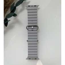 Силиконовый ремешок для Smart Watch Ocean Band 42/44/45/49 (Серый)