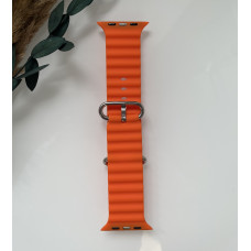 Силиконовый ремешок для Smart Watch Ocean Band 42/44/45/49 (Оранжевый)
