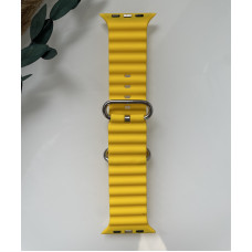 Силиконовый ремешок для Smart Watch Ocean Band 42/44/45/49 (Желтый)
