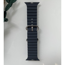 Силиконовый ремешок для Smart Watch Ocean Band 42/44/45/49 (Темно-серый)