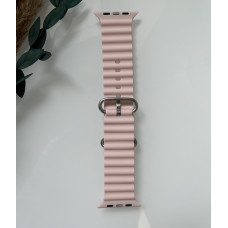 Силиконовый ремешок для Smart Watch Ocean Band 42/44/45/49 (Пудра)