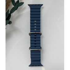 Силиконовый ремешок для Smart Watch Ocean Band 42/44/45/49 (Темно-синий)