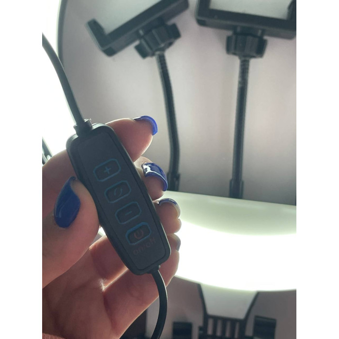 Кольцевая LED лампа 36 см 14" 220V 192 Lights RGB