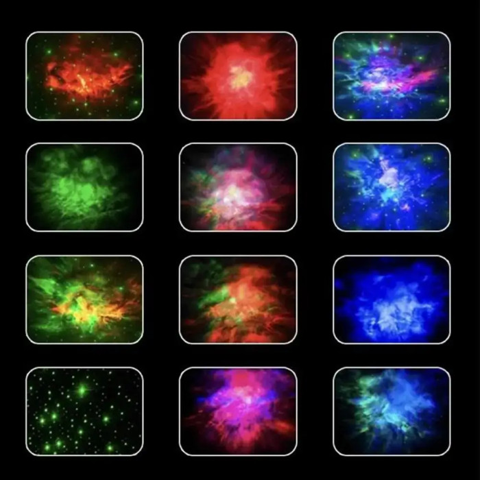 Светильник-проектор Астронавт Starry Sky RGB + пульт 