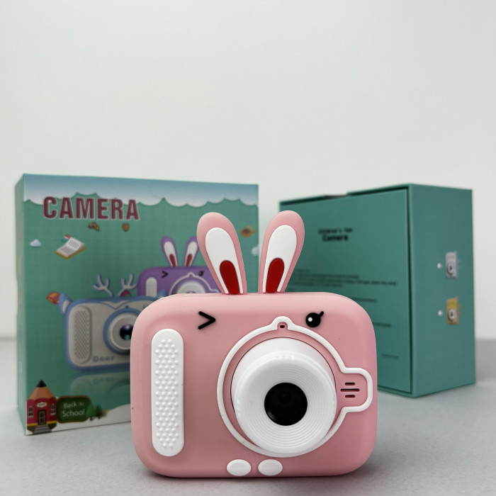 Детский фотоаппарат X900 Rabbit (Розовый) 