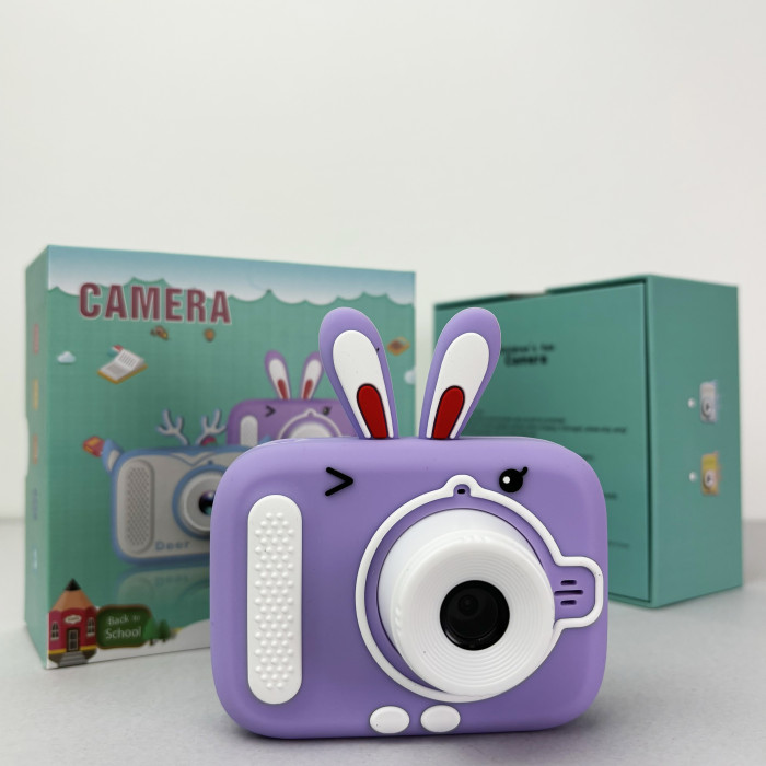 Детский фотоаппарат X900 Rabbit (Фиолетовый) 
