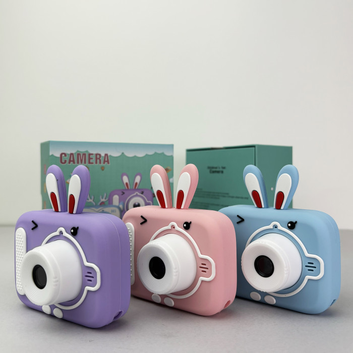 Детский фотоаппарат X900 Rabbit (Голубой) 