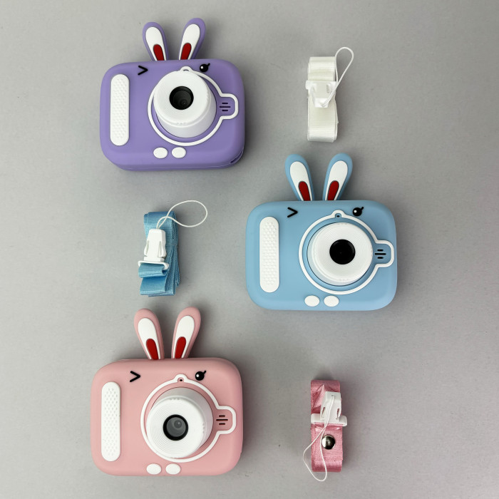 Детский фотоаппарат X900 Rabbit (Голубой) 