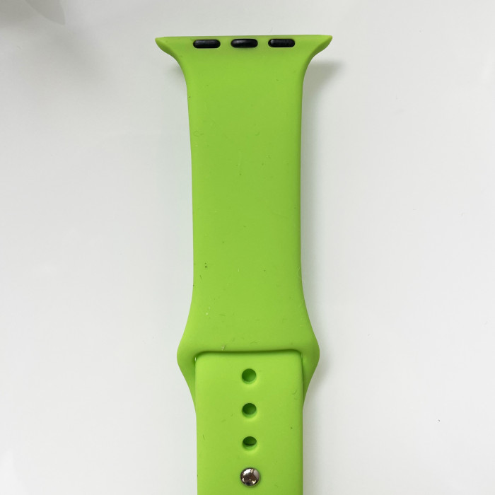 Силіконовий ремінець для розумного годинника Smart Watch 42/44 (Салатовий)