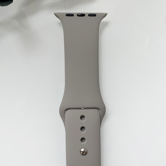 Силіконовий ремінець для розумного годинника Smart Watch 42/44 (Сірий)