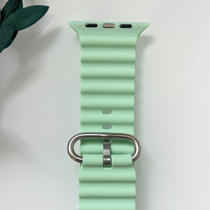 Силиконовый ремешок для Smart Watch Ocean Band 42/44/45/49 (Салатовый)