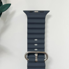 Силиконовый ремешок для Smart Watch Ocean Band 42/44/45/49 (Темно-серый)
