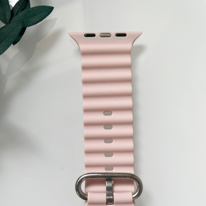 Силиконовый ремешок для Smart Watch Ocean Band 42/44/45/49 (Пудра)