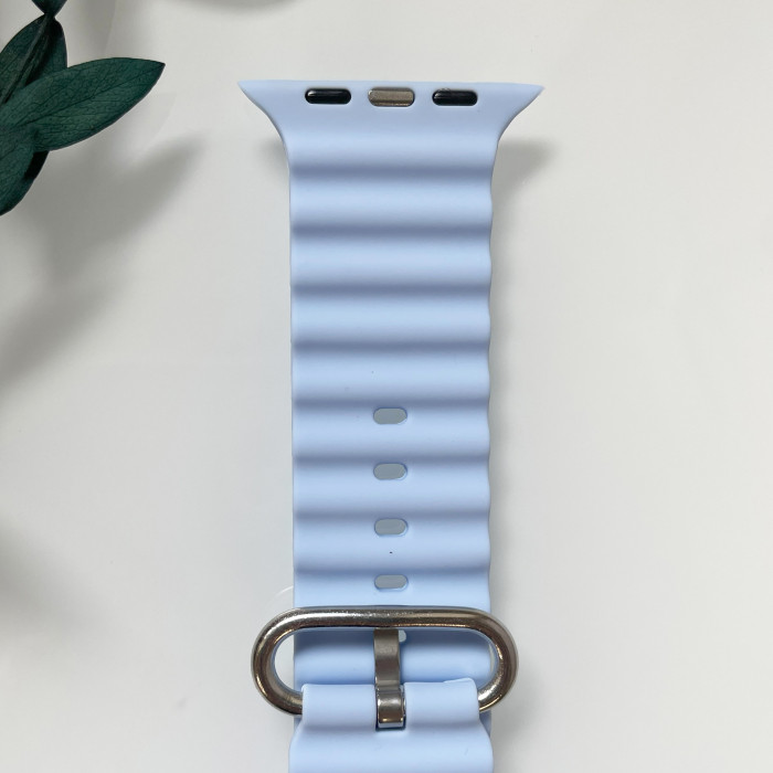 Силіконовий ремінець для Smart Watch Ocean Band 42/44/45/49 (Блакитний)