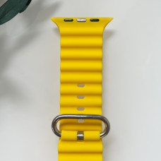 Силиконовый ремешок для Smart Watch Ocean Band 42/44/45/49 (Желтый)