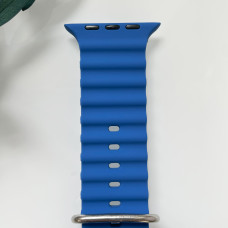 Силиконовый ремешок для Smart Watch Ocean Band 42/44/45/49 (Синий)