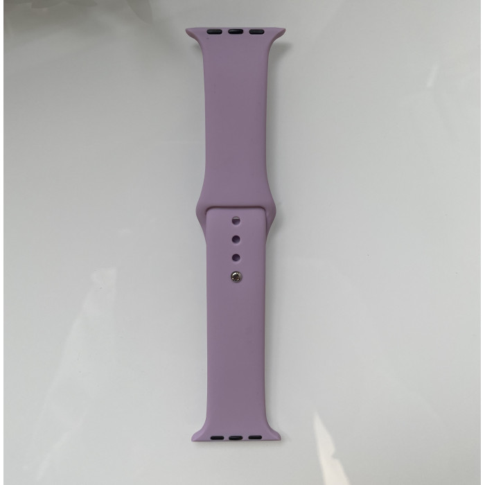 Силиконовый ремешок для умных часов Smart Watch 42/44 (Лавандовый)