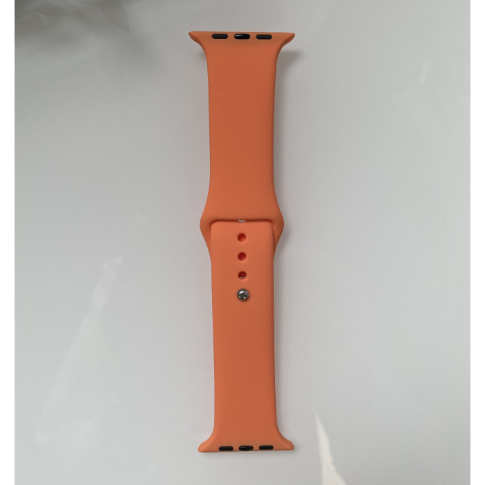 Силиконовый ремешок для умных часов Smart Watch 38/40 (Оранжевый)
