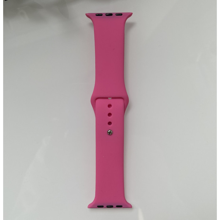 Силиконовый ремешок для умных часов Smart Watch 38/40 (Розовый)