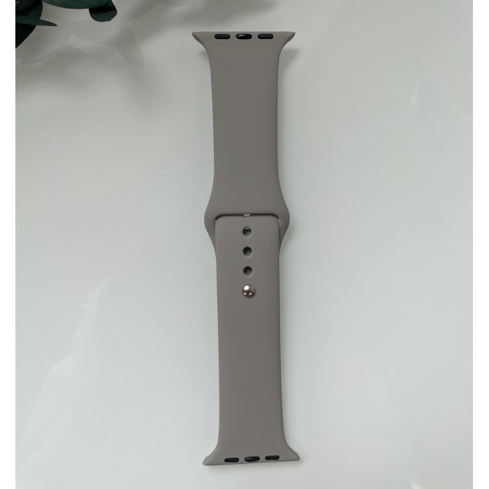 Силіконовий ремінець для розумного годинника Smart Watch 42/44 (Сірий)