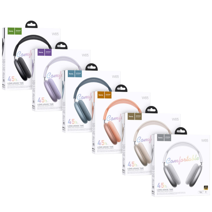 Беспроводные наушники Hoco Pro Max W65 (Черный)