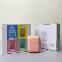 Бездротові навушники i12 Pods (Рожевий)