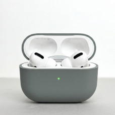 Силиконовый чехол для наушников pods Pro 2 (Серый)