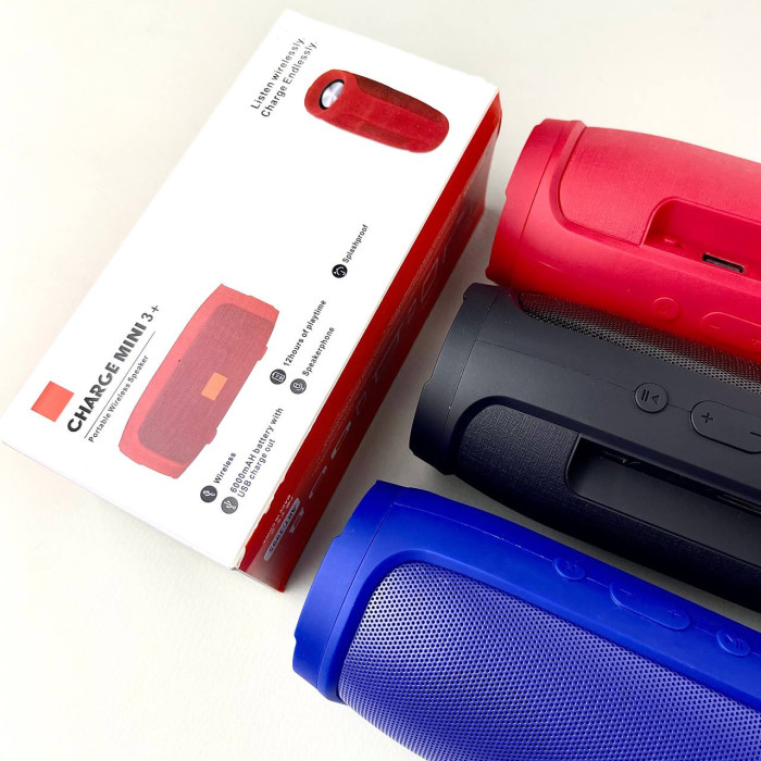 Беспроводная колонка CHARGE mini 3+ (Красный)