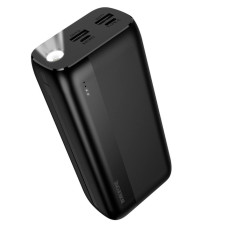 Power Bank Borofone BJ86A з ліхтариком (30000mAh) Чорний