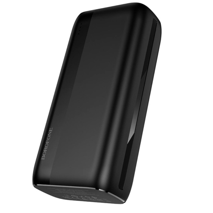 Power Bank Borofone BJ86A з ліхтариком (30000mAh) Чорний