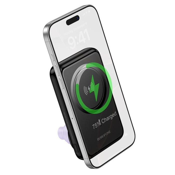 Power Bank Borofone BJ83 Magnetic 22.5W (10000mAh) Чорный