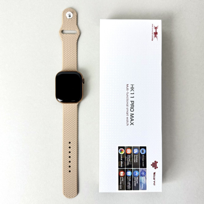 Умные часы Smart HK11 Pro Max 46mm Series 11 Gold