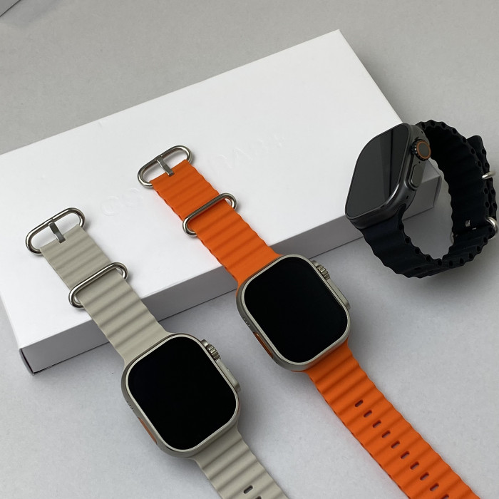 Розумний годинник Smart Watch Ultra + (white box) Чорний