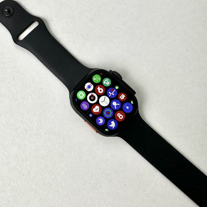 Комплект Y50 Ultra 13в1 - Watch Ultra / Air Pro 2 / Power Bank / MagSafe / 4 ремінці / захисний чохол (Чорний)