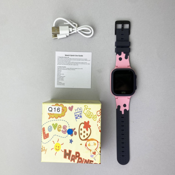 Детские часы Smart Watch Q16 (Голубые)