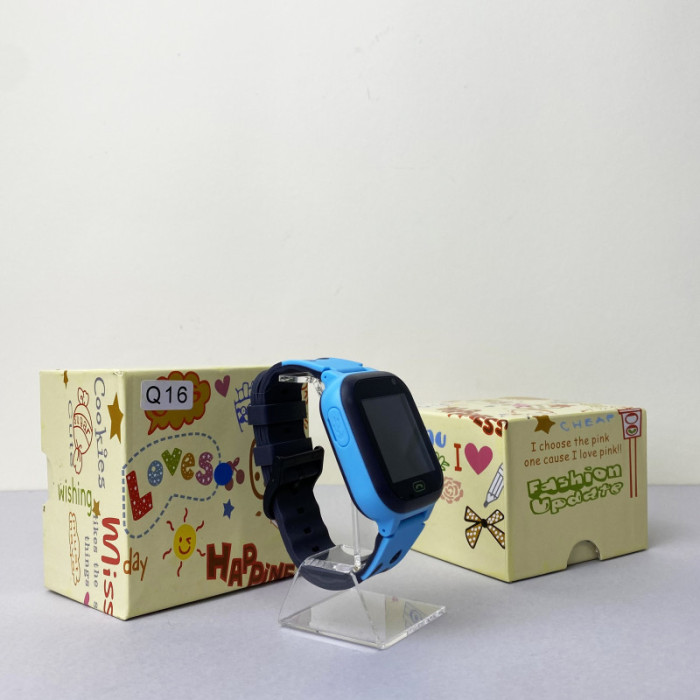 Детские часы Smart Watch Q16 (Голубые)
