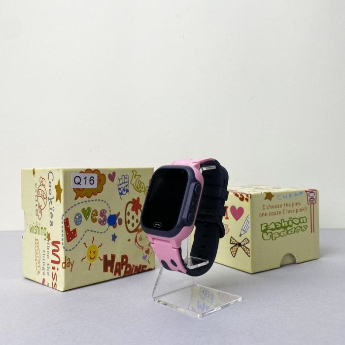 Детские часы Smart Watch Q16 (Розовый)