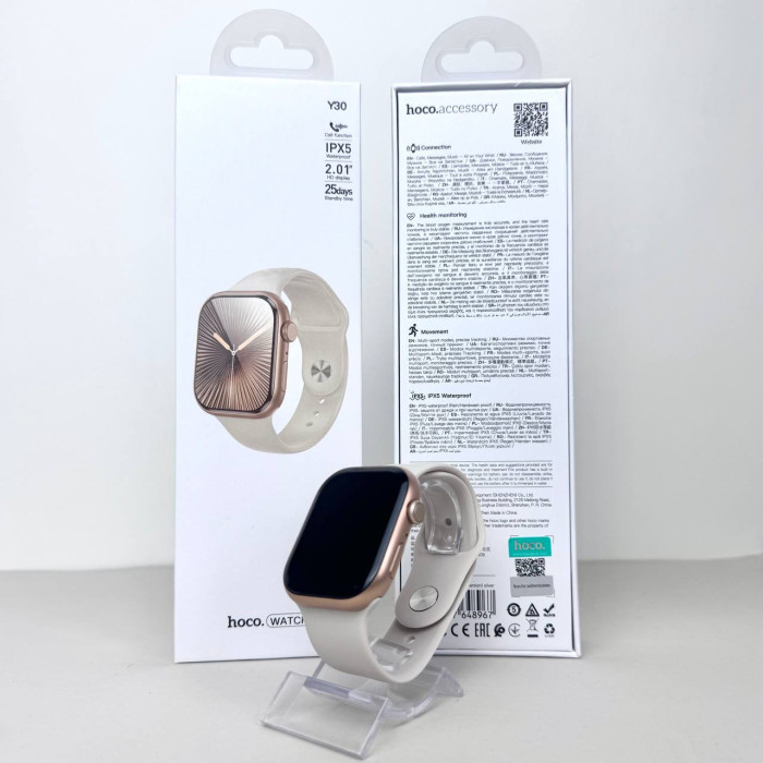 Умные часы Smart Hoco Y30 Gold