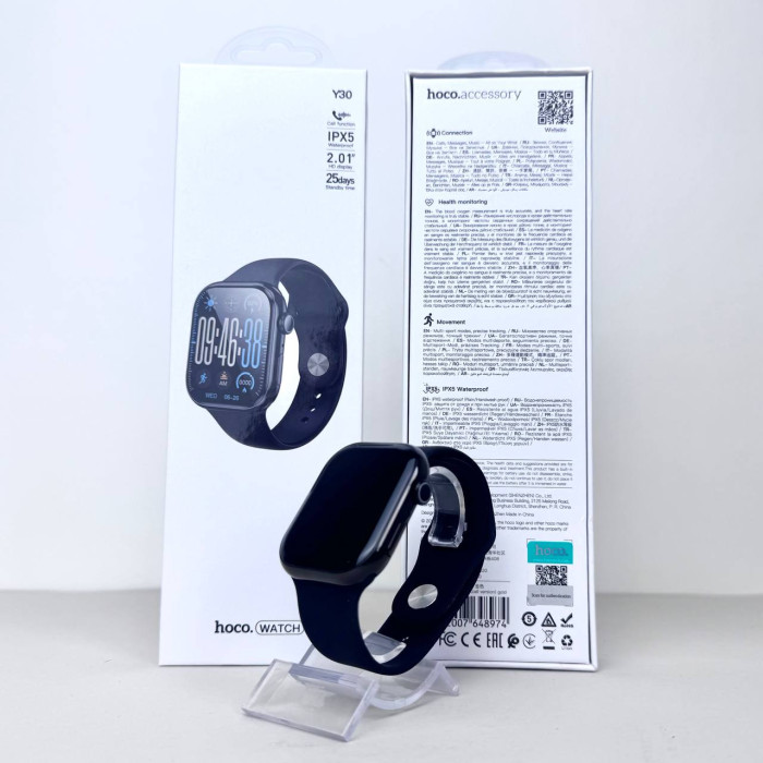 Умные часы Smart Hoco Y30 Black