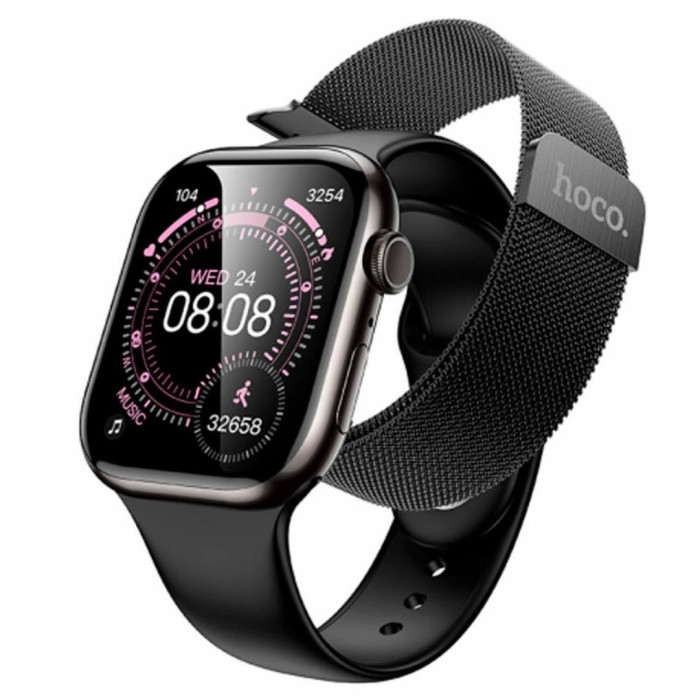 Розумний годинник Smart Hoco Y42 Ultra Black